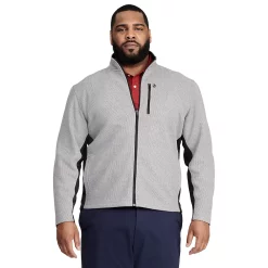 Big & Tall IZOD Shaker Fleece Jacket -Clearance Sales Store 5850564 Light Grey Heather