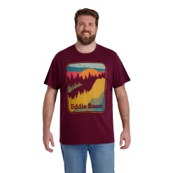 Men's Big & Tall Eddie Bauer Graphic Tee -Clearance Sales Store 5895193 Blackberry
