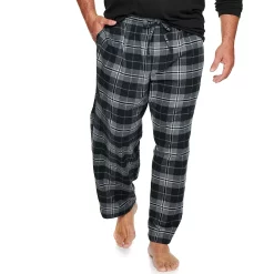 Big & Tall Sonoma Goods For Life® Flannel Pajama Pants 28 Big & Tall Sonoma Goods For Life® Flannel Pajama Pants -Clearance Sales Store 5912647 Black Grey Plaid