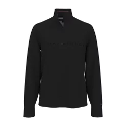 Men's Tommy Hilfiger Tonal Logo Quarter Zip Pullover -Clearance Sales Store 5921591 Dark Sable