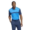Men's adidas Regular-Fit Colorblock Golf Polo -Clearance Sales Store 5947338 Blue Rush