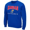 Men's Colosseum Kansas Jayhawks Fleece Sweatshirt -Clearance Sales Store 5948624
