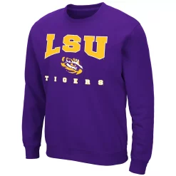 Men's Colosseum LSU Tigers Fleece Sweatshirt