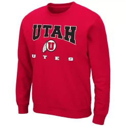 Men's Colosseum Utah Utes Fleece Sweatshirt