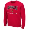 Men's Colosseum Louisville Cardinals Fleece Sweatshirt -Clearance Sales Store 5948726