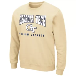 Men's Colosseum Georgia Tech Yellow Jackets Fleece Sweatshirt