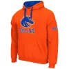 Men's Colosseum Boise State Broncos Pullover Fleece Hoodie