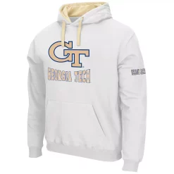 Men's Colosseum Georgia Tech Yellow Jackets Pullover Fleece Hoodie