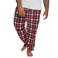 Big & Tall Sonoma Goods For Life® Microfleece Sleep Pants -Clearance Sales Store 5957859 Cherry Blue