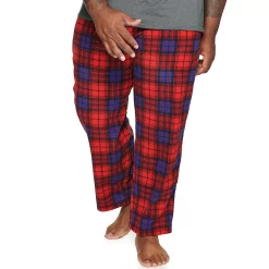 Big & Tall Sonoma Goods For Life® Microfleece Sleep Pants -Clearance Sales Store 5957859 Inviting Red Blue