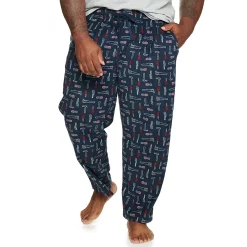 Big & Tall Sonoma Goods For Life® Microfleece Sleep Pants -Clearance Sales Store 5957859 Navy Handyman Tools