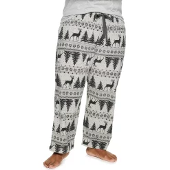 Big & Tall Sonoma Goods For Life® Microfleece Sleep Pants -Clearance Sales Store 5957859 Sweater Deer Gray