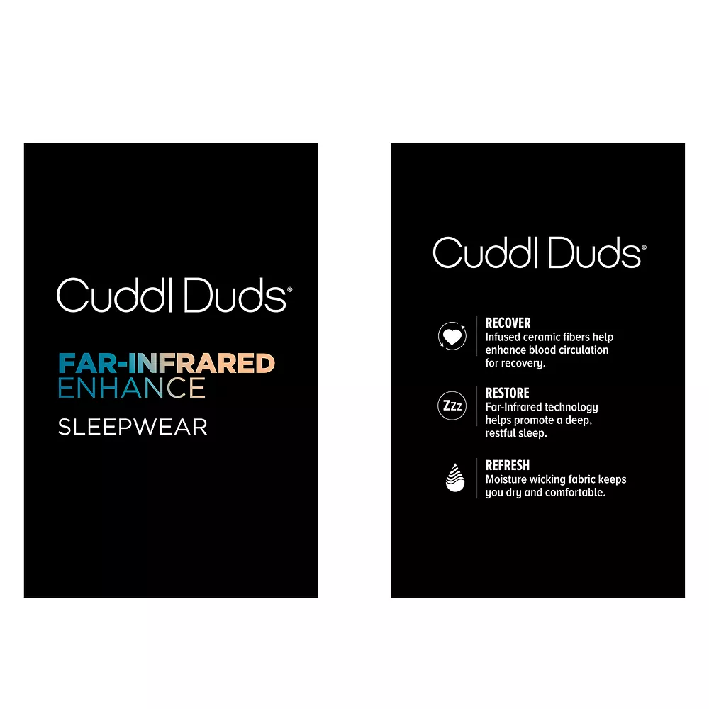 Men's Cuddl Duds® Far-Infrared Enhance Pajama Shorts 6 Men's Cuddl Duds® Far-Infrared Enhance Pajama Shorts - Image 4