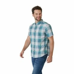 Men's Eddie Bauer On-The-Go Button-Down Shirt -Clearance Sales Store 6120187 ALT2