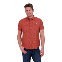 Men's Eddie Bauer Mountain Regular-Fit Performance Button-Down Shirt -Clearance Sales Store 6120195 Blue Atlantic