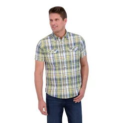 Men's Eddie Bauer Mountain Regular-Fit Performance Button-Down Shirt -Clearance Sales Store 6120195 Winter Moss