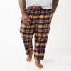 Big & Tall Sonoma Goods For Life® Flannel Pajama Pants