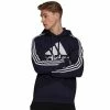 Men's adidas Essential Big Logo Fleece Hoodie -Clearance Sales Store 6142188 Legend Ink White