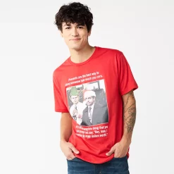 Men's Holiday Character Tees -Clearance Sales Store 6142724 Medium Red