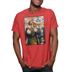 Men's Holiday Character Tees -Clearance Sales Store 6142724 Red