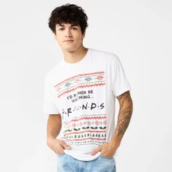 Men's Holiday Character Tees -Clearance Sales Store 6142724 White