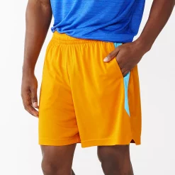 Men's Tek Gear® Dry Tek Shorts 7" -Clearance Sales Store 6171618 Orange Extreme Splash