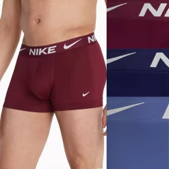 Men's Nike Dri-FIT Essential 3-pack Microfiber Trunks 9 Men's Nike Dri-FIT Essential 3-pack Microfiber Trunks -Clearance Sales Store 6196514 Light Blue Navy Beet