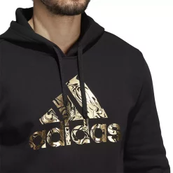 Men's adidas Liquid Foil Badge of Sport Graphic Fleece Hoodie -Clearance Sales Store 6196534 ALT2