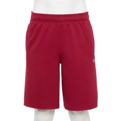 Men's Champion® 10-Inch Powerblend Fleece Shorts -Clearance Sales Store 6196551 Cranberry Tart