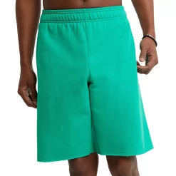 Men's Champion® 10-Inch Powerblend Fleece Shorts -Clearance Sales Store 6196551 Green Vine