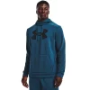 Men's Under Armour Big Logo Fleece Hoodie -Clearance Sales Store 6196612 Petrol Blue