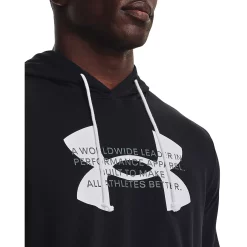 Men's Under Armour Rival Terry Logo Hoodie -Clearance Sales Store 6196616 ALT3
