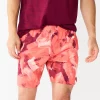 Men's Tek Gear® Printed Woven Shorts -Clearance Sales Store 6196759 Coral Bold Strokes